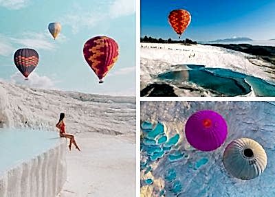 Fethiye Pamukkale Tour with Hot Air Balloon Ride