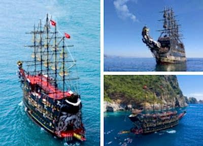 Side Big Kral Pirate Boat Trip