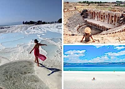 Side Salda Lake and Pamukkale Tour