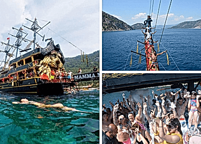 Turunc Pirate Boat Trip
