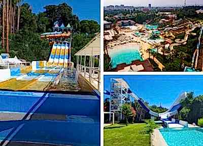 Water Hill Water Park from Belek