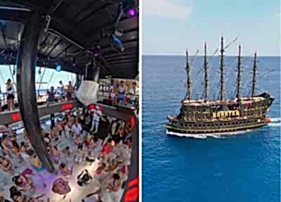 Antalya GONSTER Pirate Boat Trip