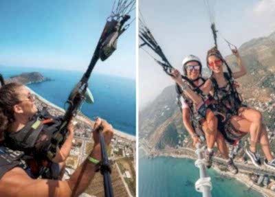 Paragliding Experience From Side
