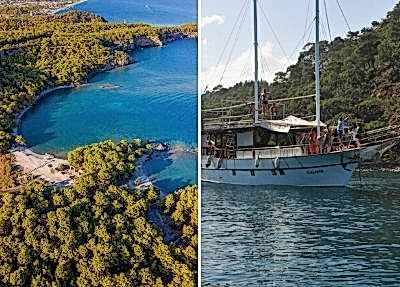 Belek relax boat trip